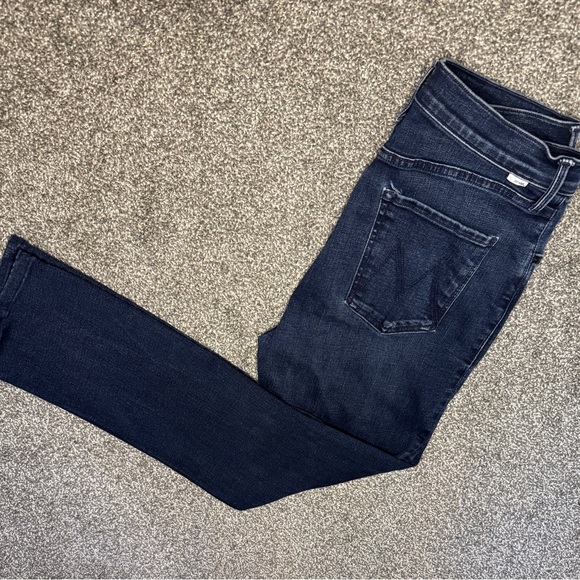 MOTHER High Rise Rider Skimp Dark Wash Jeans Size 31